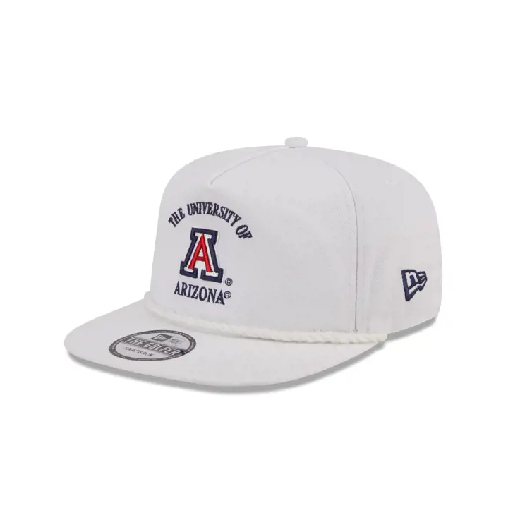 Arizona Wildcats NCAA Casquette Golfer Corde BLANC/BLEU MARINE