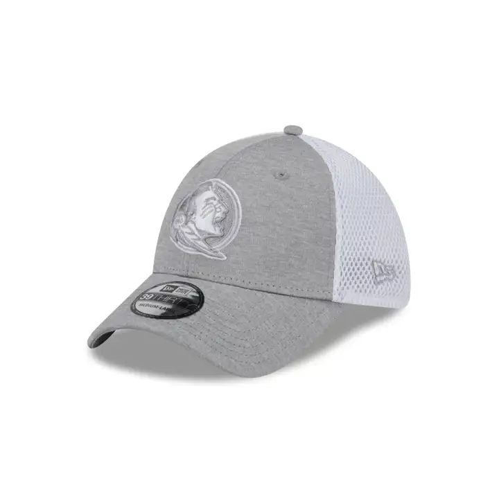 Seminoles de Florida State NCAA Gris Blanc Néo GRIS/BLANC
