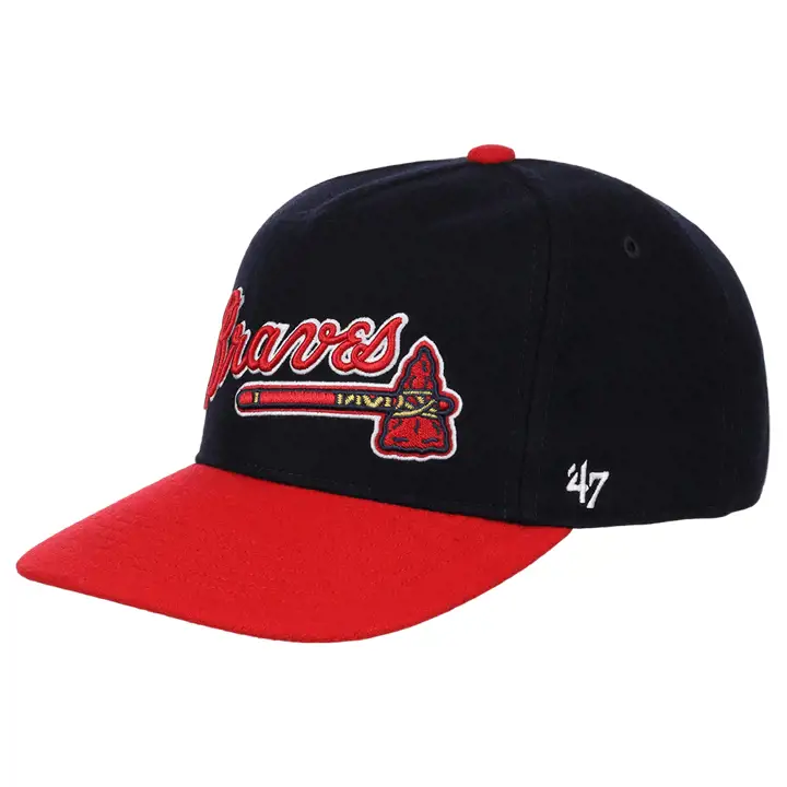 Atlanta Braves MLB Diet Starts Monday Casquette ajustable bleu marine/rouge/vert