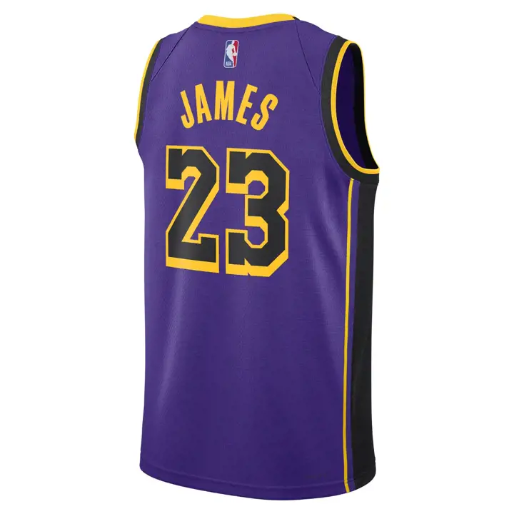 MAILLOT SWINGMAN STATEMENT LA LAKERS NBA LeBron James VIOLET
