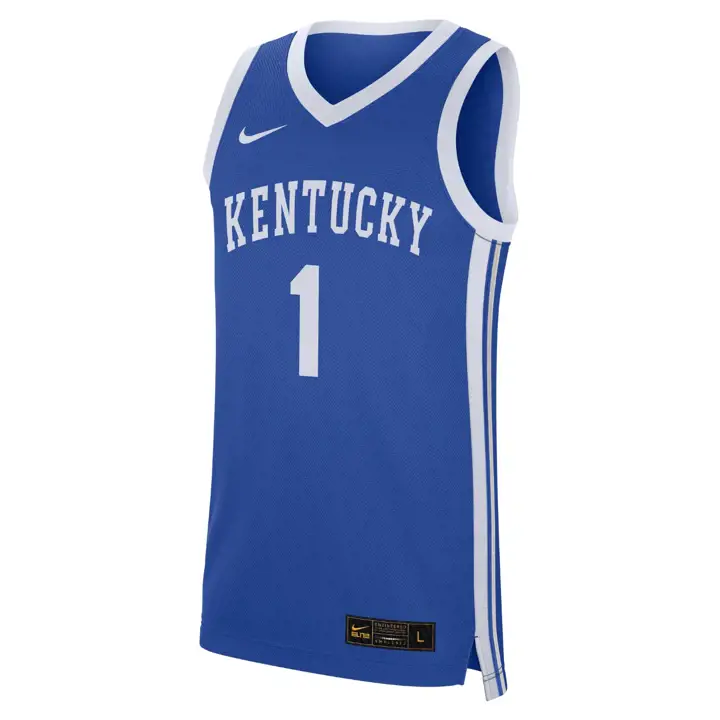 MAILLOT RÉPLIQUE ROUTE KENTUCKY WILDCATS NCAA 23 RBL/WHT/WHT
