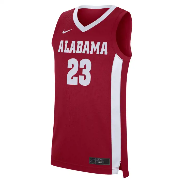 MAILLOT DE ROUTE RÉPLIQUE NCAA ALABAMA CRIMSON TIDE 23 CRIM/BLC