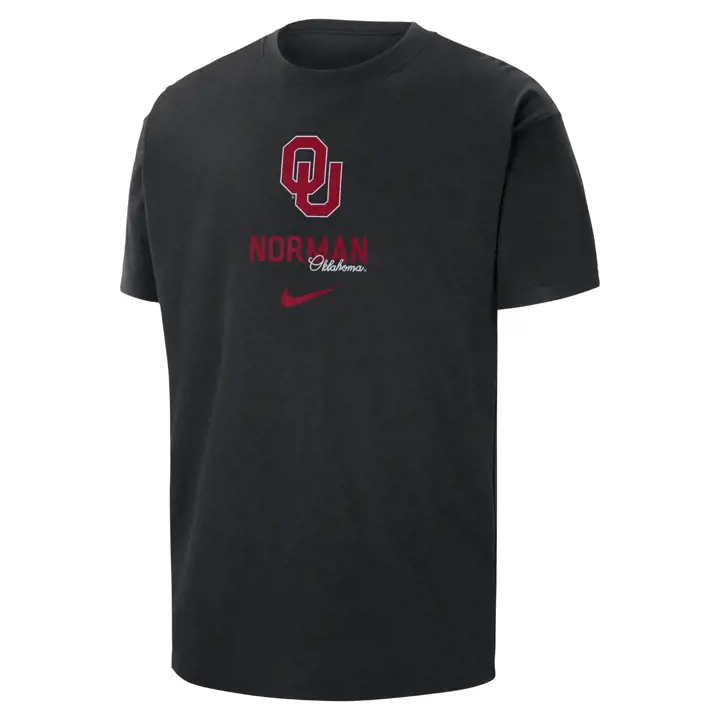 T-SHIRT 23 NOIR DNA LOGO TRI NCAA OKLAHOMA SOONERS