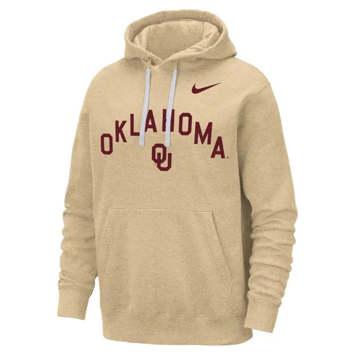 OKLAHOMA SOONERS NCAA BBALL CAMPUS CLUB HOODIE 23 IVO/GRIS-H