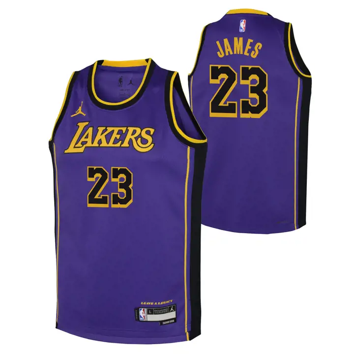 Maillot Los Angeles Lakers NBA Youth Statement Swingman 2 Leb