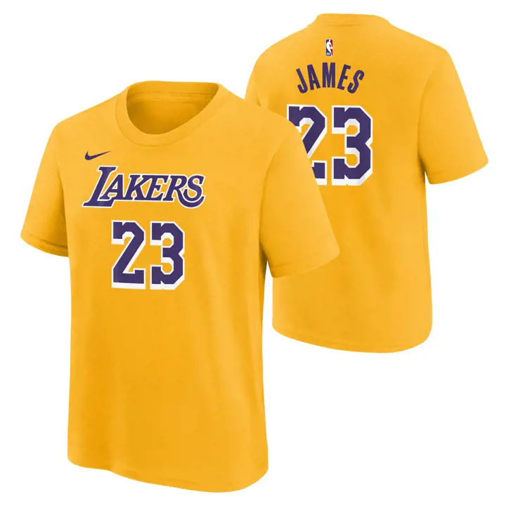 T-shirt de joueur NBA Los Angeles Lakers Jeunesse Icon N&N Lebron