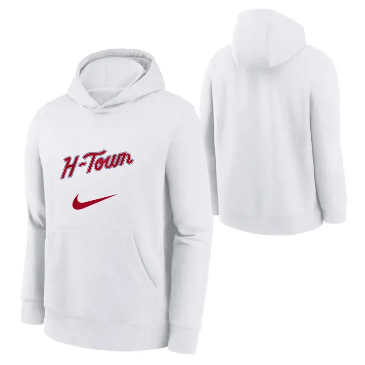 ROCKETS NBA Sweat à capuche en molleton Club Edition Ville Jeunesse 23 BLANC