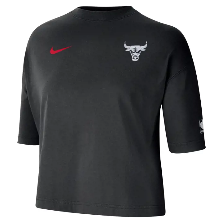 T-shirt ample femme NBA CHICAGO BULLS CE 23 noir
