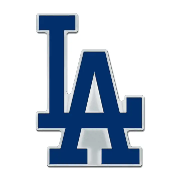 Los Angeles Dodgers – Emblème de voiture en métal coloré AST