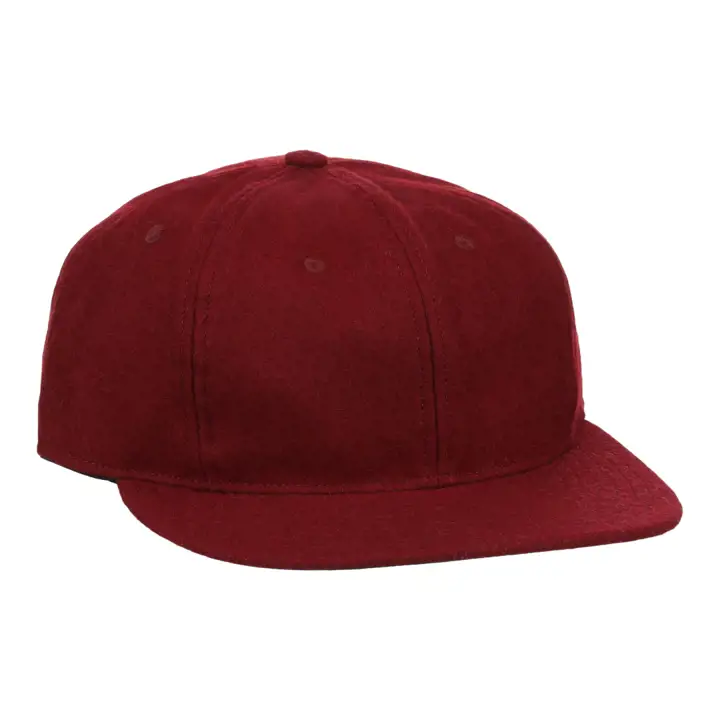 Casquette vintage unie cramoisie
