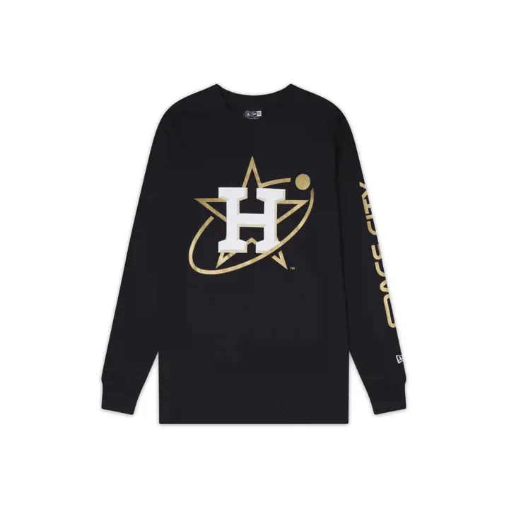 T-shirt à manches longues MLB Houston Astros New Era Twisted City Connect (marine)