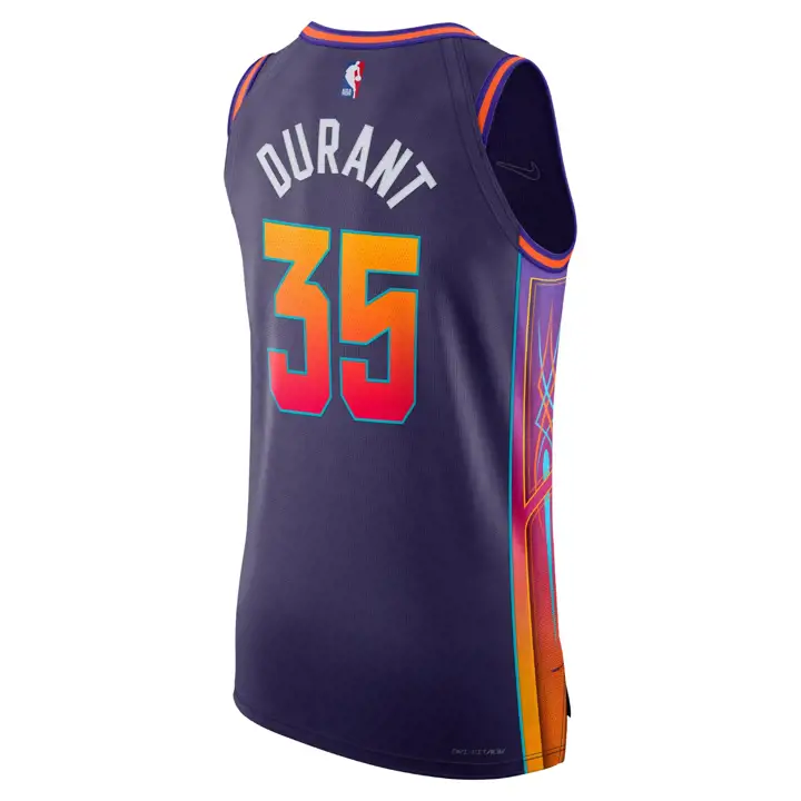Maillot Authentique NBA City Edition des Suns 23 Kevin Durant VIOLET