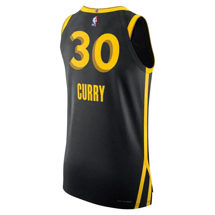 Maillot Authentique NBA City Edition des Warriors - Stephen Curry n°23