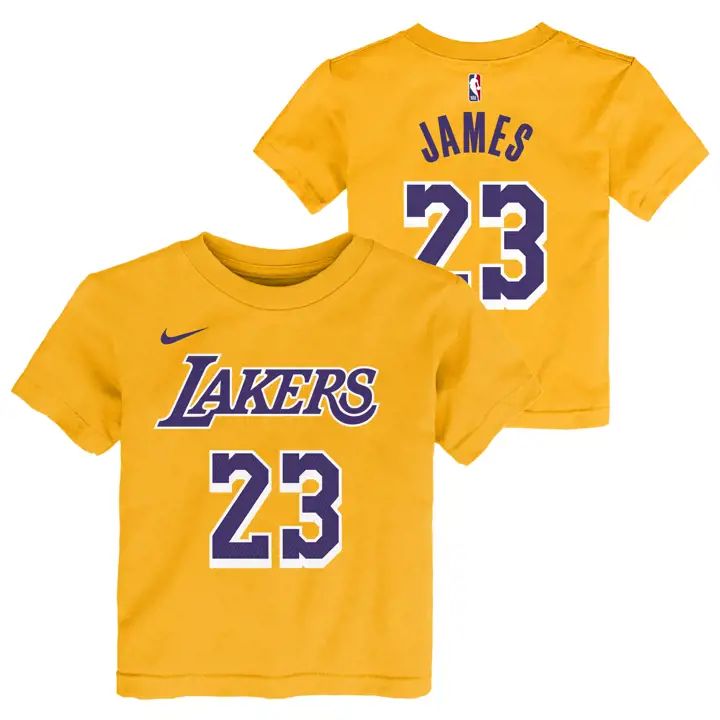 T-shirt Enfant NBA Los Angeles Lakers Icon N&N Joueur Lebro