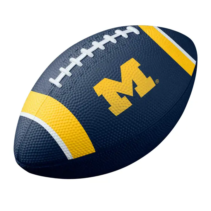 Michigan Wolverines A91661 Ballon d'entraînement de football bleu marine
