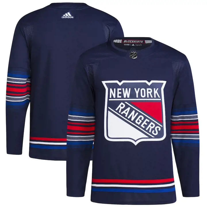 Maillot authentique New York Rangers NHL Primegreen Team marine