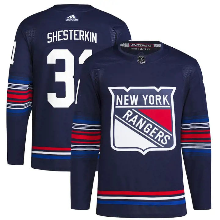 Maillot Authentique Joueur NHL Primegreen des Rangers de New York Igor Shesterkin