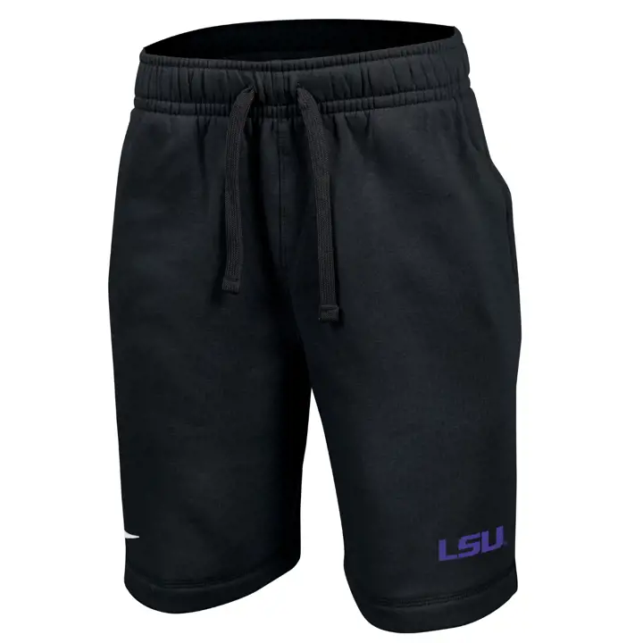 Short en polaire L.S.U. NCAA Youth Club noir