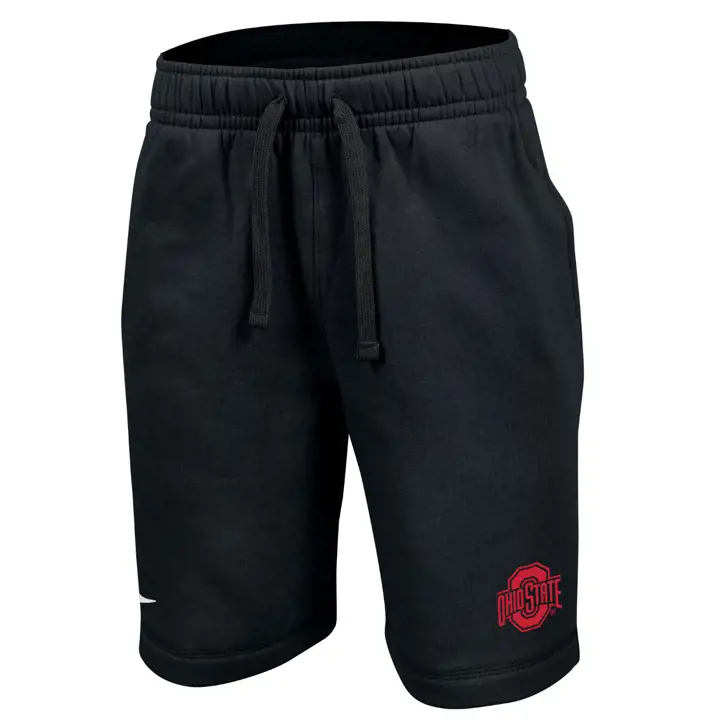 Short en molleton Ohio State Buckeyes NCAA Youth Club noir
