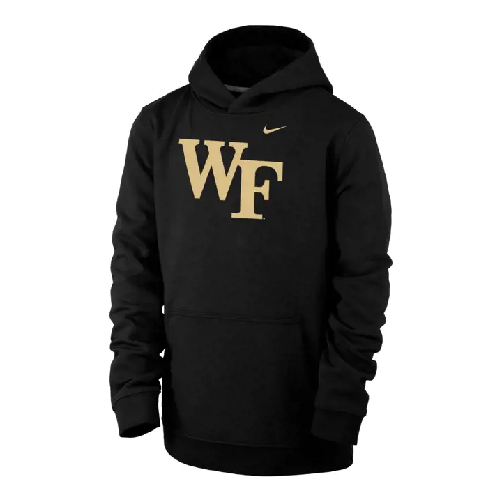 Sweat à capuche en molleton Wake Forest Demon Deacons NCAA Club blk