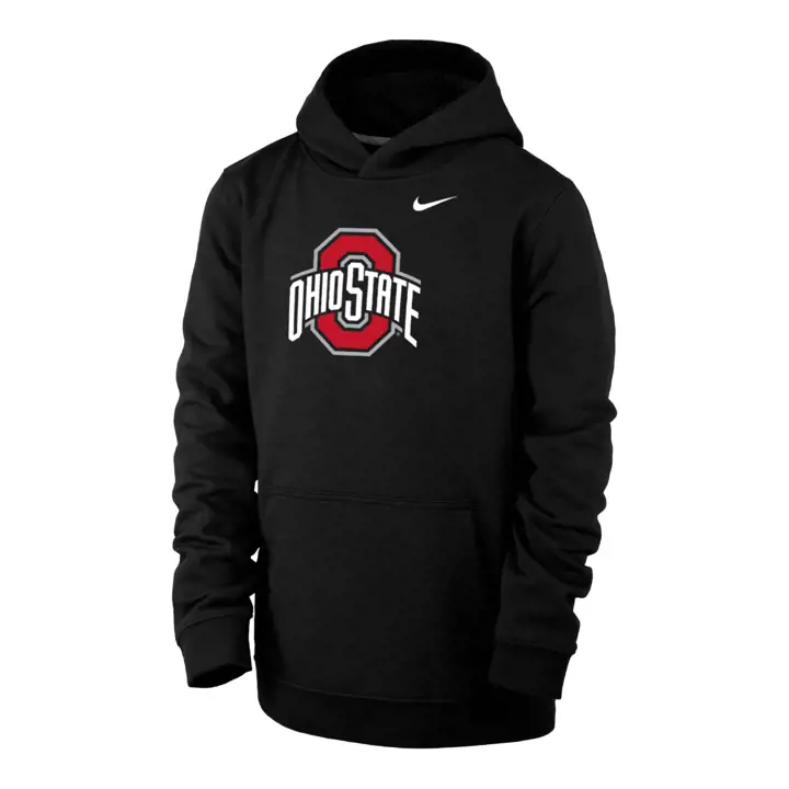 Sweat à capuche en polaire de club NCAA Ohio State Buckeyes noir