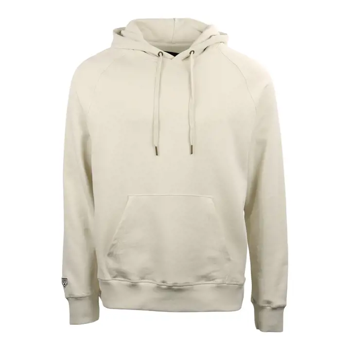 Sweat à capuche vintage unisexe EFF ÉCRU