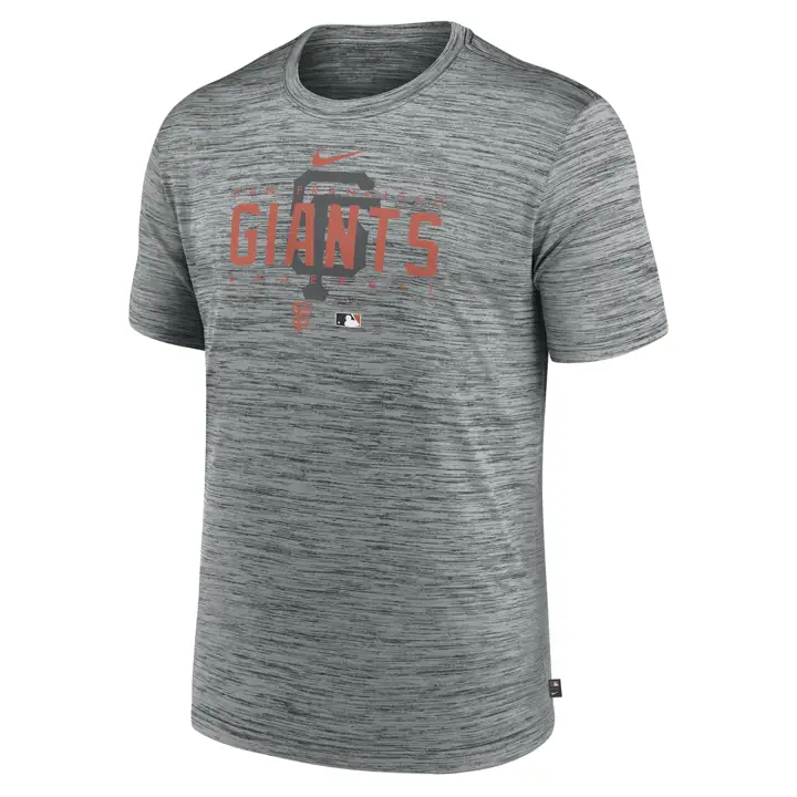 T-shirt San Francisco Giants MLB Velocity Dugout gris