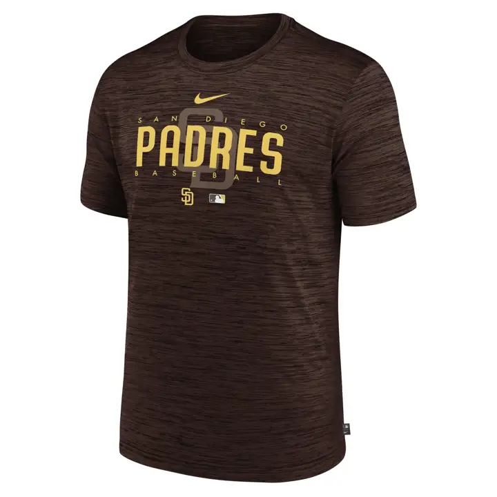 T-shirt d'entraînement MLB Velocity San Diego Padres brn