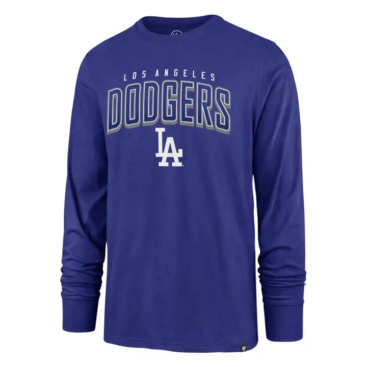 T-shirt à manches longues MLB 47 Walk Off Los Angeles Dodgers BLEU