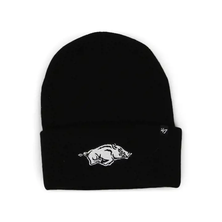 Arkansas Razorbacks NCAA Haymaker tricot noir/blanc