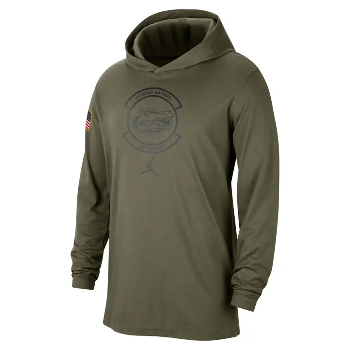 HAUT À CAPUCHE MILITAIRE FLORIDA GATORS NCAA 23 OLV/NOIR