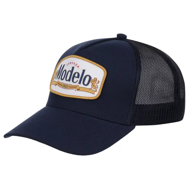 Enseigne en A Modelo Beer BLEU MARINE