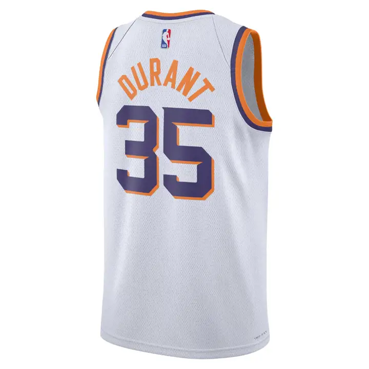 MAILLOT SWINGMAN NBA SUNS Kevin Durant BLANC