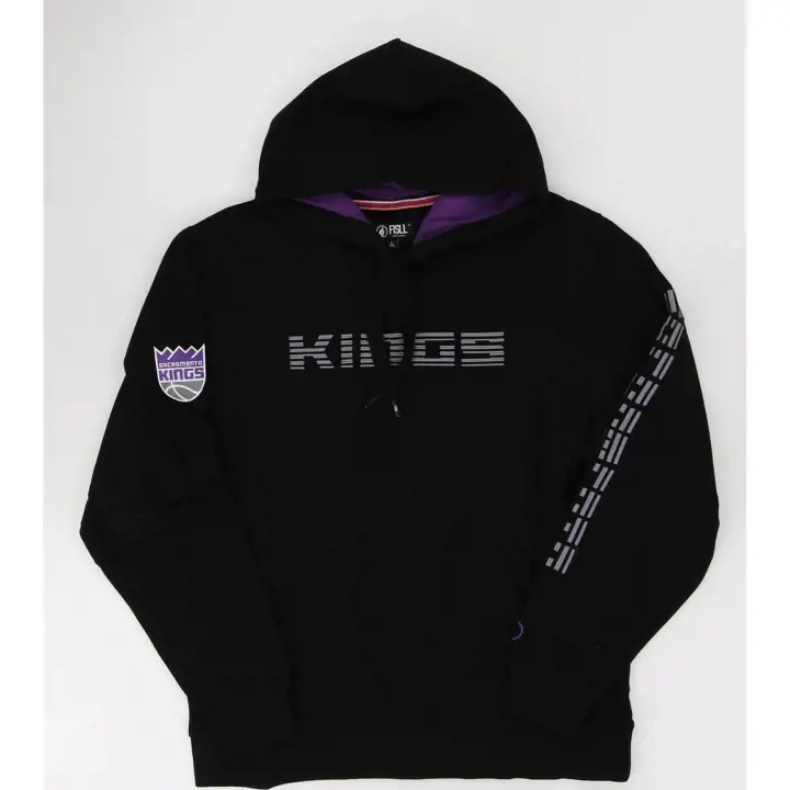 SAC KINGS NBA Hoodie coupe déstructurée à imprimé bouffant