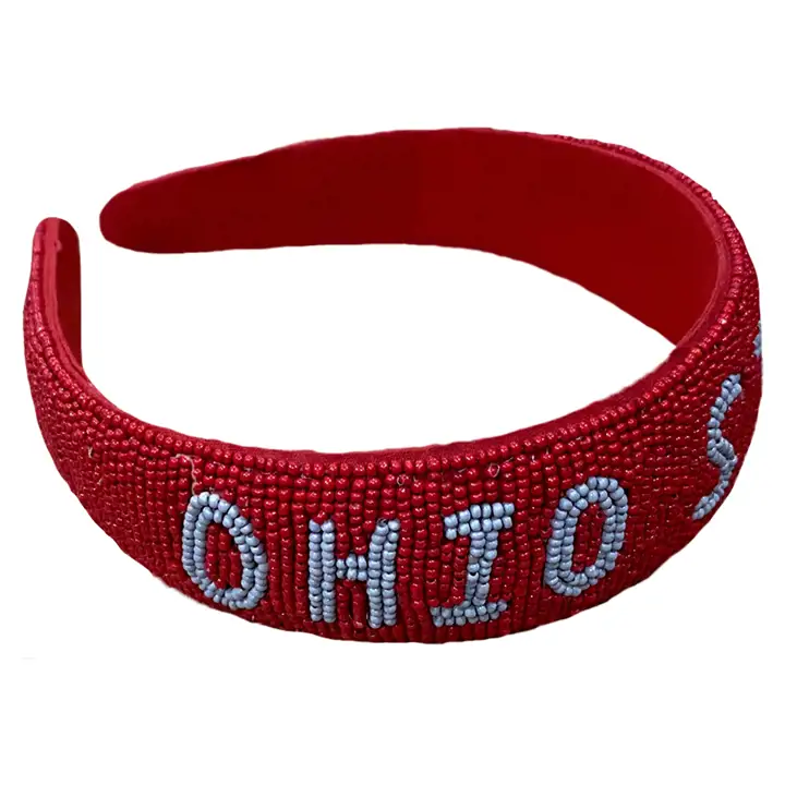 Bandeau brodé Minerva des Ohio State Buckeyes ast