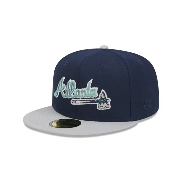 Casquette Atlanta Braves MLB Ocean Storm 59FIFTY BLEU/GRIS/BLEUCIEL