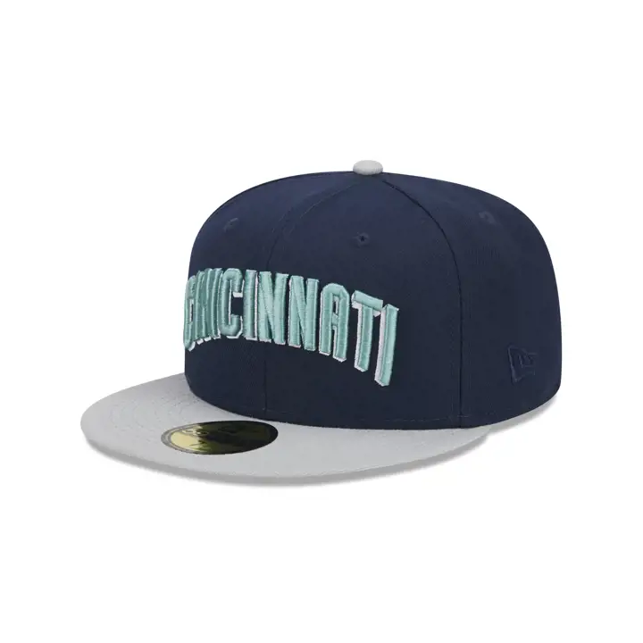 Cincinnati Reds MLB Ocean Storm 59FIFTY BLEU/GRIS/BLEU CIEL