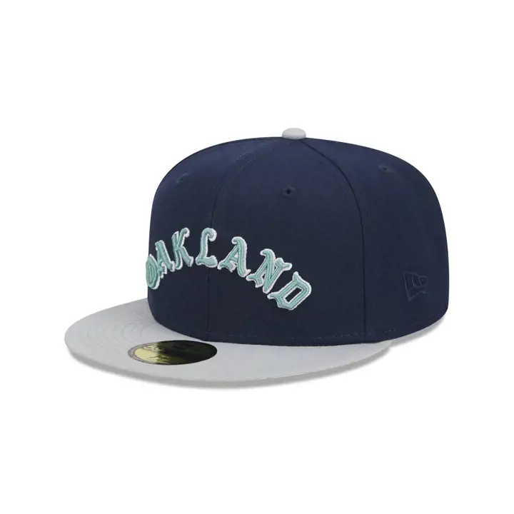 Casquette 59FIFTY MLB Ocean Storm Oakland Athletics BLEU/GRIS/BLEUCIEL