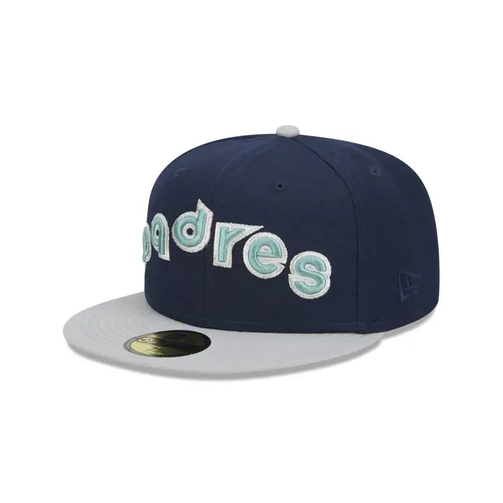 San Diego Padres MLB Ocean Storm 59FIFTY BLEU/GRIS/BLEUCIELL