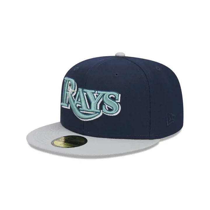 Casquette 59FIFTY MLB Ocean Storm Tampa Bay Rays BLEU/GRIS/BLEU CIEL