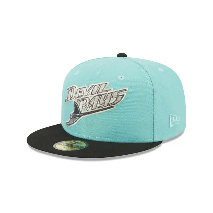 Tampa Bay Rays MLB État neuf 59FIFTY VVERT/NOIR/GRIS