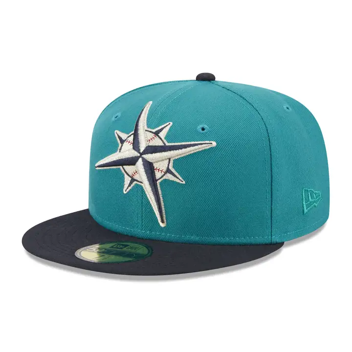 Casquette 59FIFTY Seattle Mariners MLB Naufrage VERT/MARINE/IVOIRE
