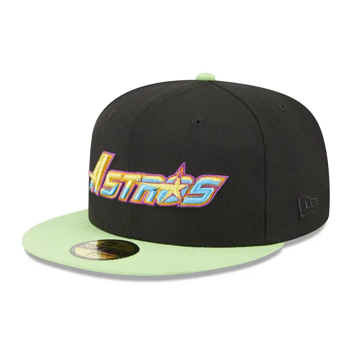 Casquette 59FIFTY MLB Water War Houston Astros noire/citron vert/jaune