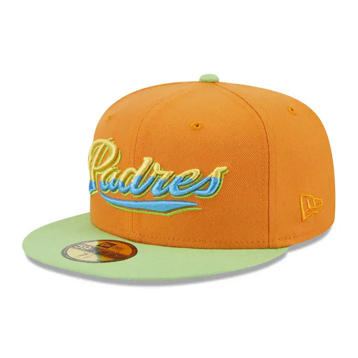 Casquette San Diego Padres MLB Water War 59FIFTY ORG/LIME/YEL