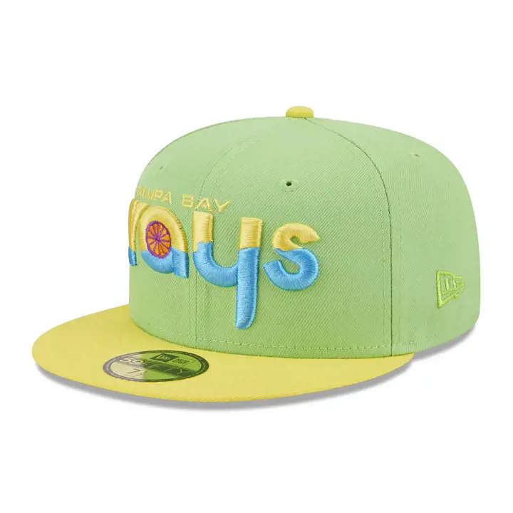 Casquette Tampa Bay Rays MLB Water War 59FIFTY LIME/JAUNE/ORANGE