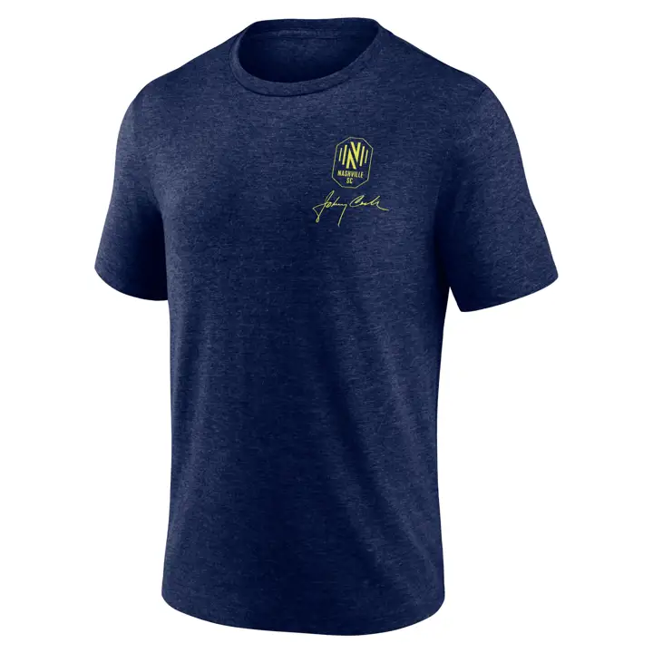 T-shirt triblendé Nashville SC MLS Nash X Cash bleu marine