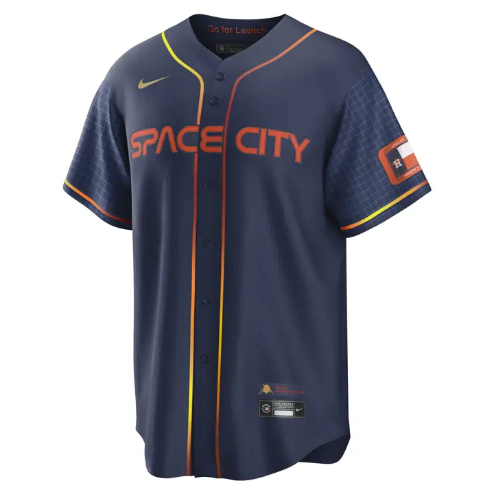Maillot Réplique Joueur ASTROS MLB Nike City Connect Jeremy Pe