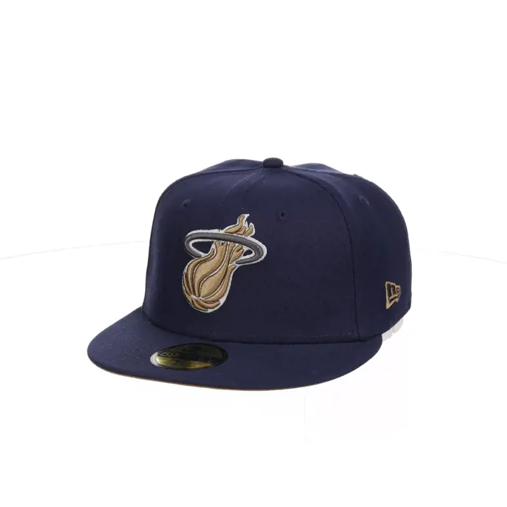 Miami Heat NBA Navy/Wheat 59FIFTY MARINE/MARINE/BLÉ