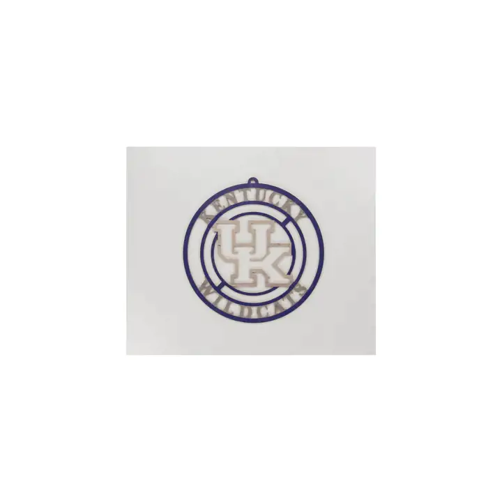 Découpe cercle logo couleur équipe Kentucky Wildcats AST