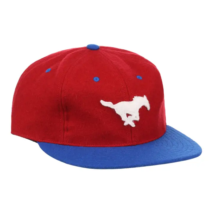 Southern Methodist Mustangs mascot Vintage Ballcap